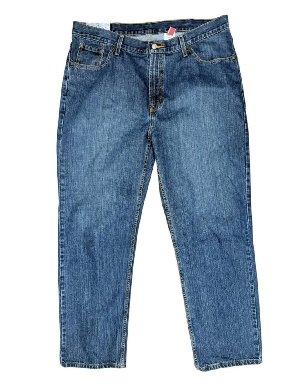 John B Stetson 1520 Jeans Mens 38x32 Blue Standard Straight Leg Western Ranch